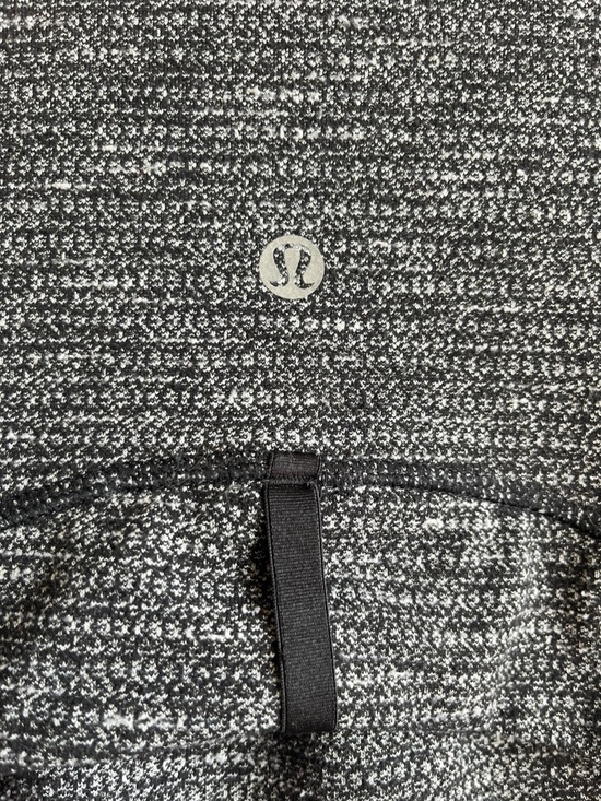 Lululemon Define Jacket Size 10 Black White Coco Pique Luon Zip Activewear - Picture 12 of 14